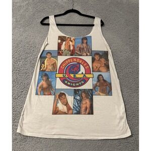 Vintage 80's Chippendales Tank Top Shirt Strippers Hot Sun Lover Knights USA